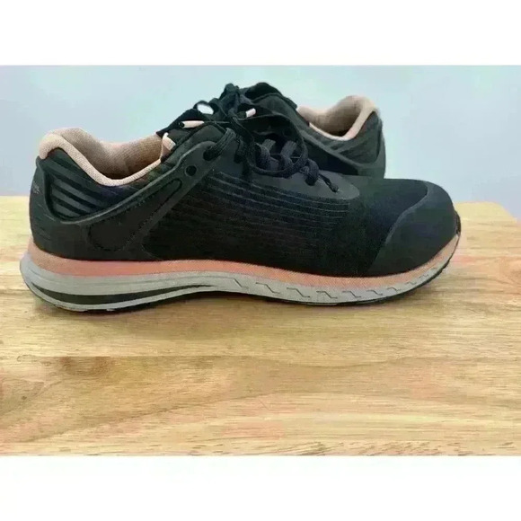 Timberland PRO‎ Drivetrain Comp-Toe Work Sneaker Black & Pink Women's Size 8.5 - Picture 8 of 12